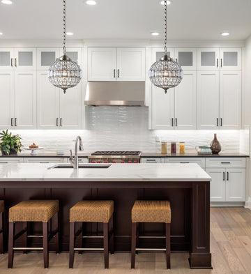 Georgina Crystal/Metal LED Pendant - JONATHAN Y